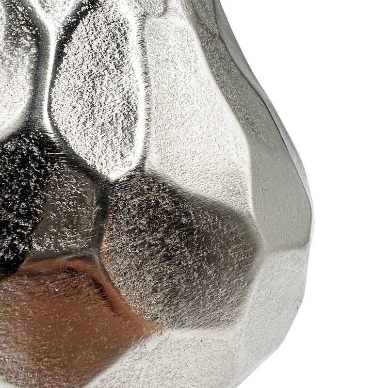 8 inch Wide Decorative Handmade Aluminum Pear Flower Vase