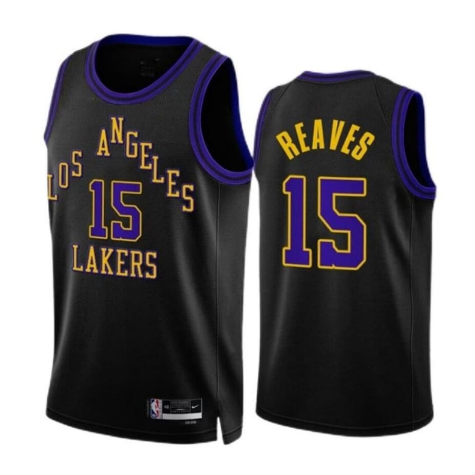 Los Angeles Lakers Austin Reaves Black 2023 24 City Edition Jersey