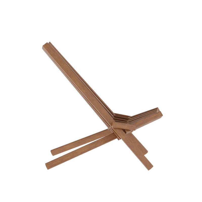 Commercial Indoor/Outdoor Low Profile Acacia Wood Patio Folding Chair