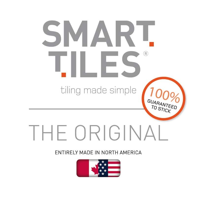Peel and Stick Backsplash Tile - Smart Tiles Muretto Silia - Kitchen and Bathroom Stick on Tiles