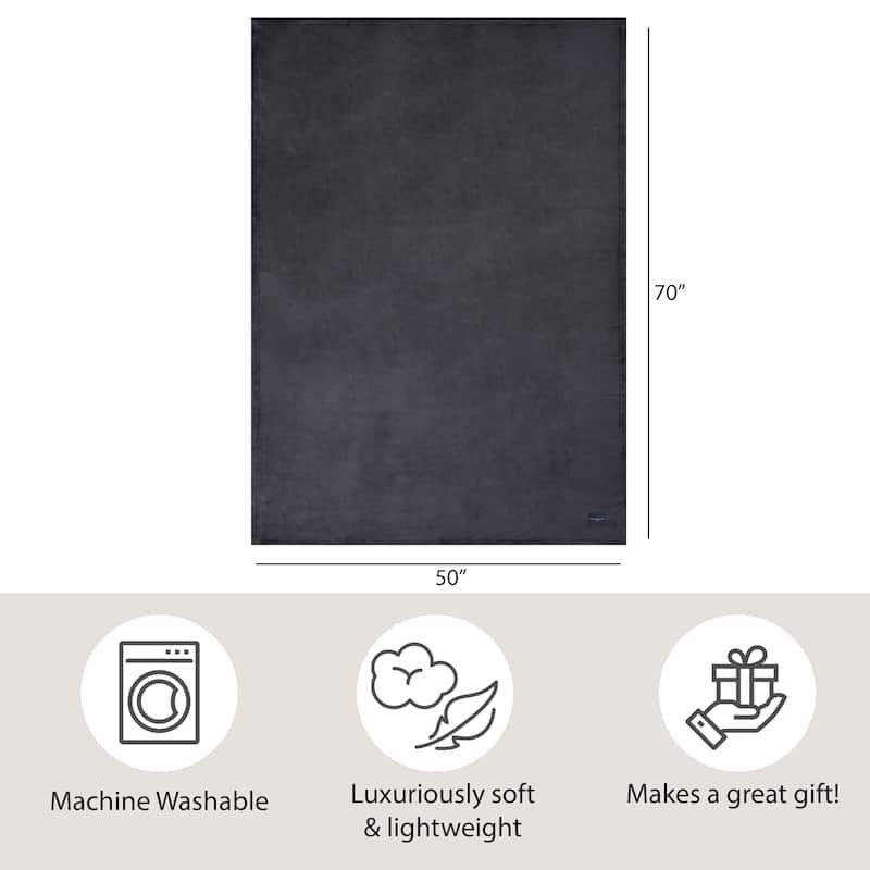 French Connection 50 in. x 70 in. Throw Blanket