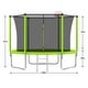 preview thumbnail 24 of 22, 10ft Round Outdoor Trampoline with Safety Enclosure Net and Ladder