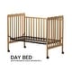 preview thumbnail 16 of 16, 3-In-1 Convertible Crib , Made Of Sustainable Pinewood, Non-Toxic Finish, Comes With Locking Wheels, Wooden Nursery Furniture