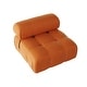 preview thumbnail 6 of 21, Armless Single Sofa Velvet Living Room Chair