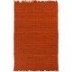 preview thumbnail 23 of 23, Hand-Woven Montana Solid Jute Rug 2' x 3' - Rust