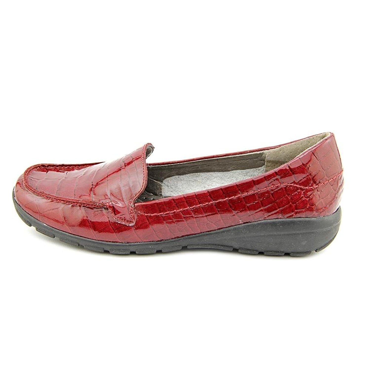 Shop Easy Spirit Womens Abide Leather Square Toe Loafers