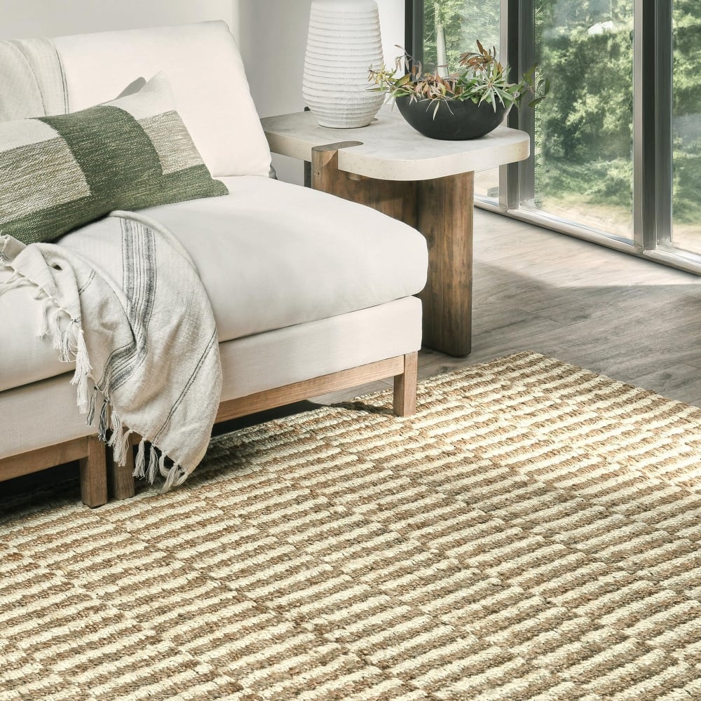 Villa by Classic Home Monterey Jute Handwoven Area Rug