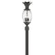 preview thumbnail 1 of 0, Hinkley Lighting Plantation 120v 3 Light 25" Tall Post Light with Museum Black
