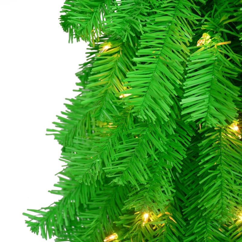 Puleo International 6' Pre-Lit Whimsical Artificial Wrapped Christmas Tree