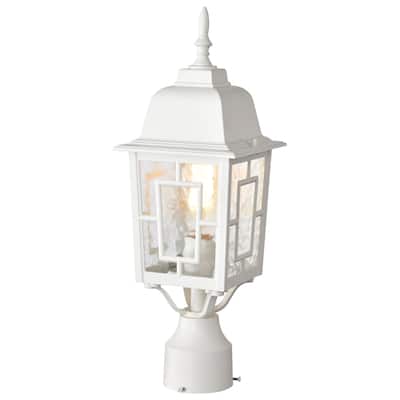 Nuvo Banyon 1-light White 17-inch Post Fixture