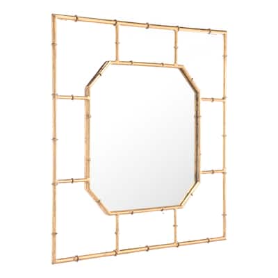 Firth Square Mirror Gold - N/A