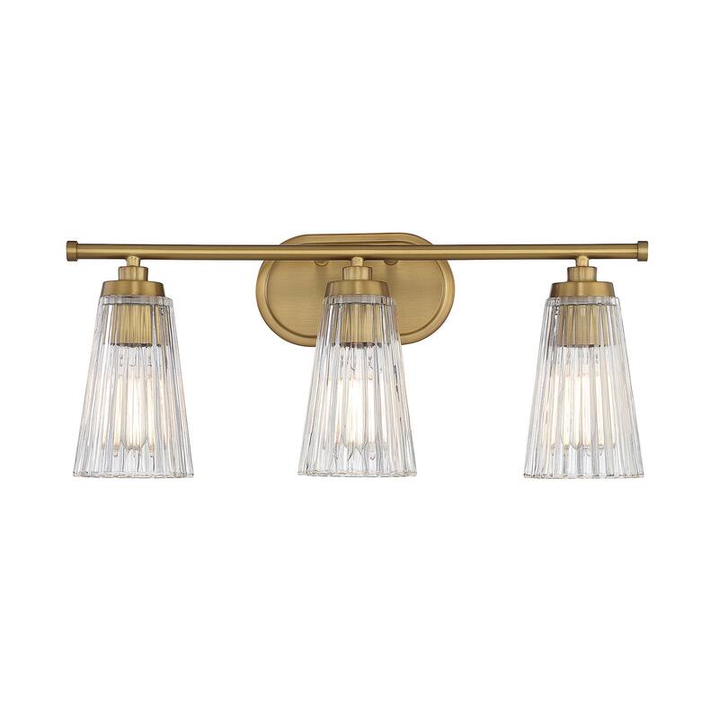 Savoy House 8-1745-3 Chantilly 3 Light 22" Wide Bathroom Vanity Light - Warm Brass