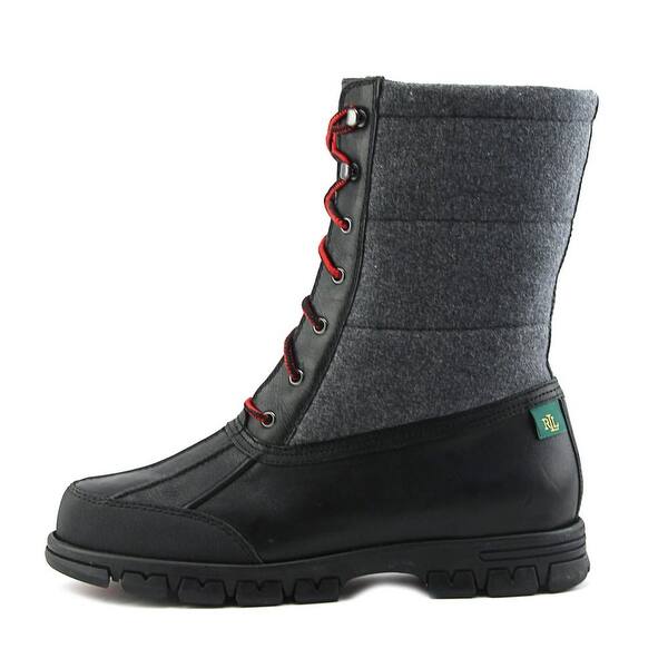 Shop Lauren Ralph Lauren Quinly Women Round Toe Canvas Black