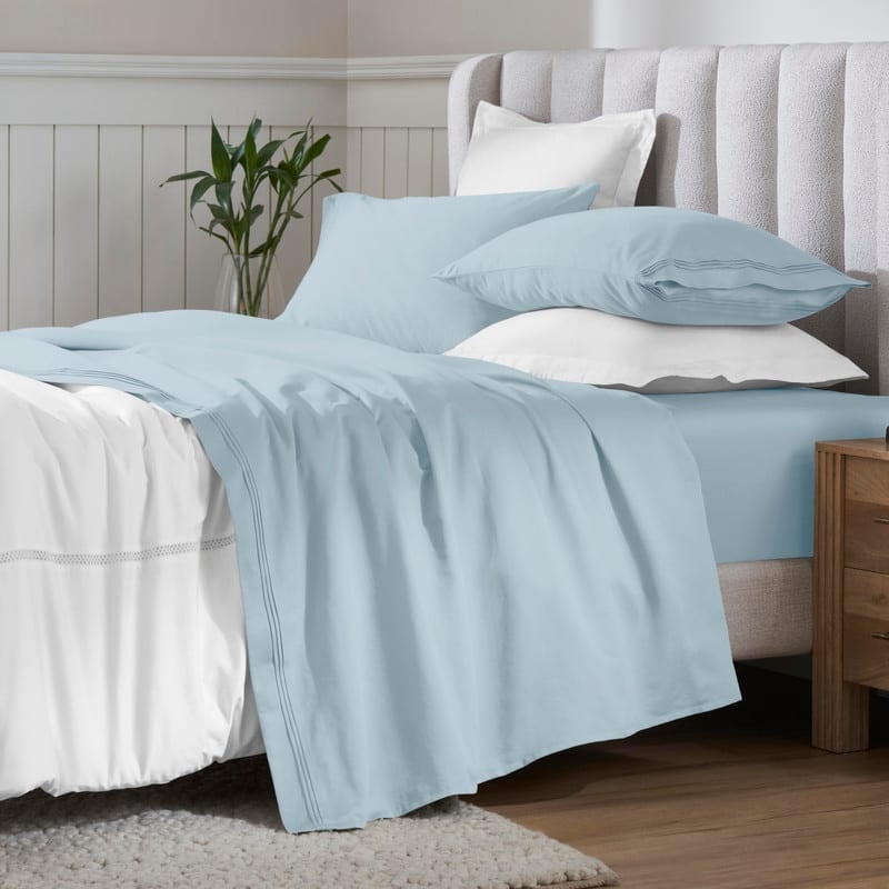 Superior Egyptian Cotton 650 Thread Count Deep Pocket Solid Sheet Set