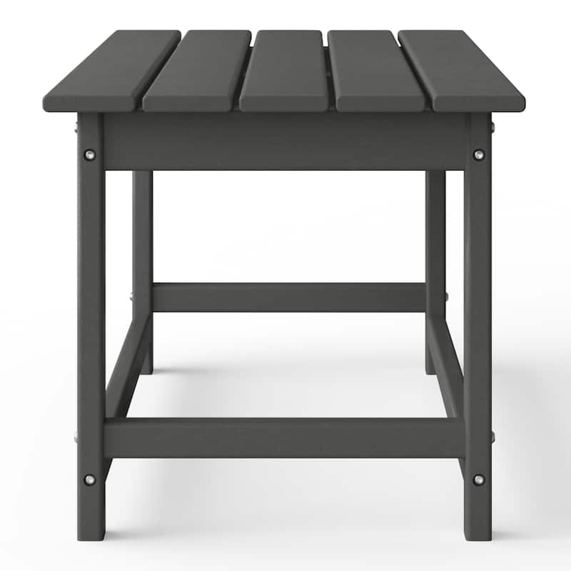 Laguna Hdpe All Weather Outdoor Patio Rectangular Coffee Table