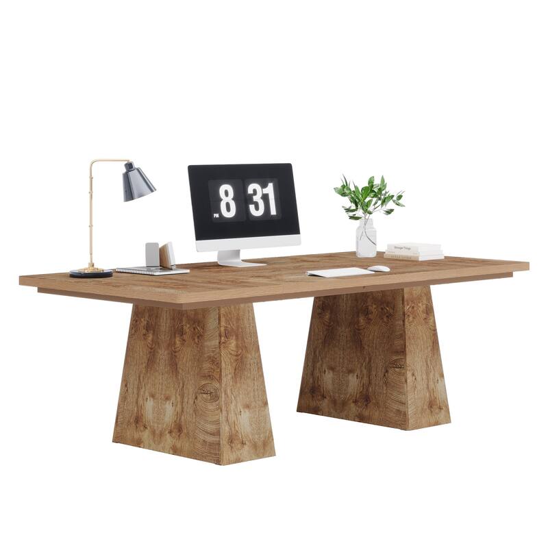 63 Inches Modern Executive Office Desk Large Computer Conference Table