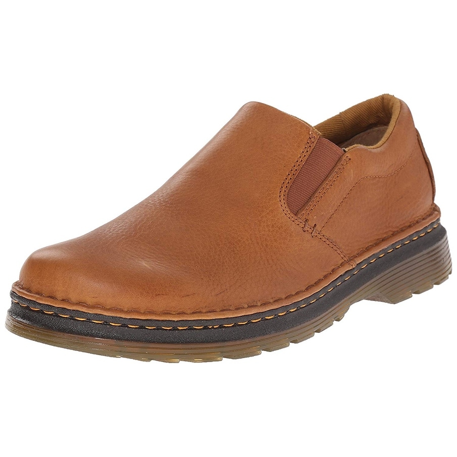 Shop Dr Martens Men S Boyle Slip On Loafer Tan 8 Uk 9 M Us