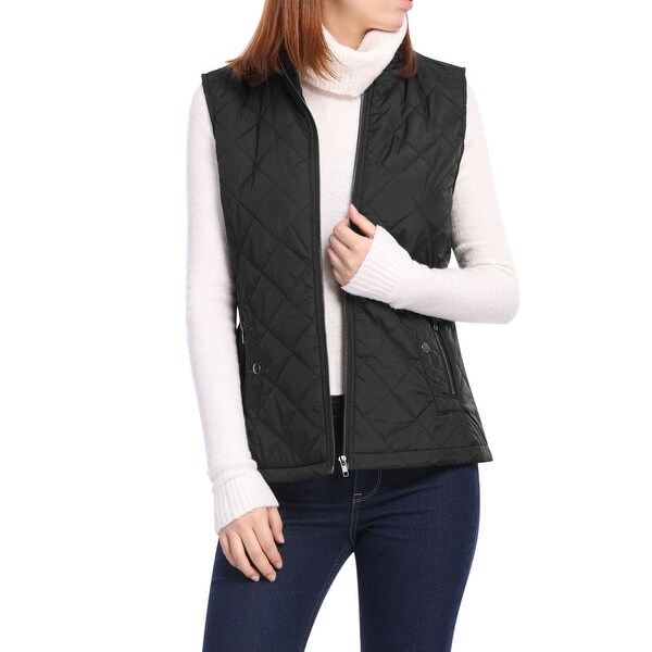 Download Shop Women's Front Zip Up Stand Collar Mock Pockets ...