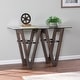 preview thumbnail 1 of 5, SEI Furniture Garanger Reclaimed Wood Console Table