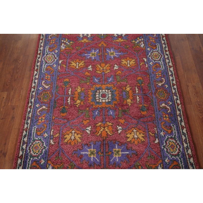 Oushak Oriental Accent Rug Hand-Knotted Wool Carpet - 3'0"x 5'1"
