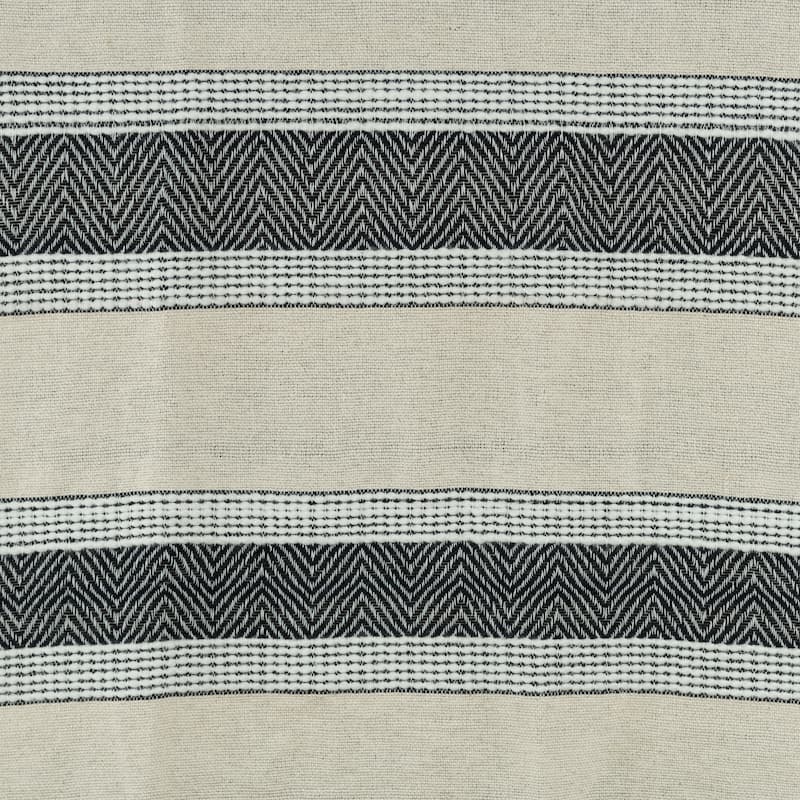 Rizzy Home Chevron Stripe Hand Loomed Cotton Throw
