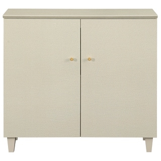 Buffet Cabinet with 3 Compartments for Dining Room, 32.4"H Sideboard