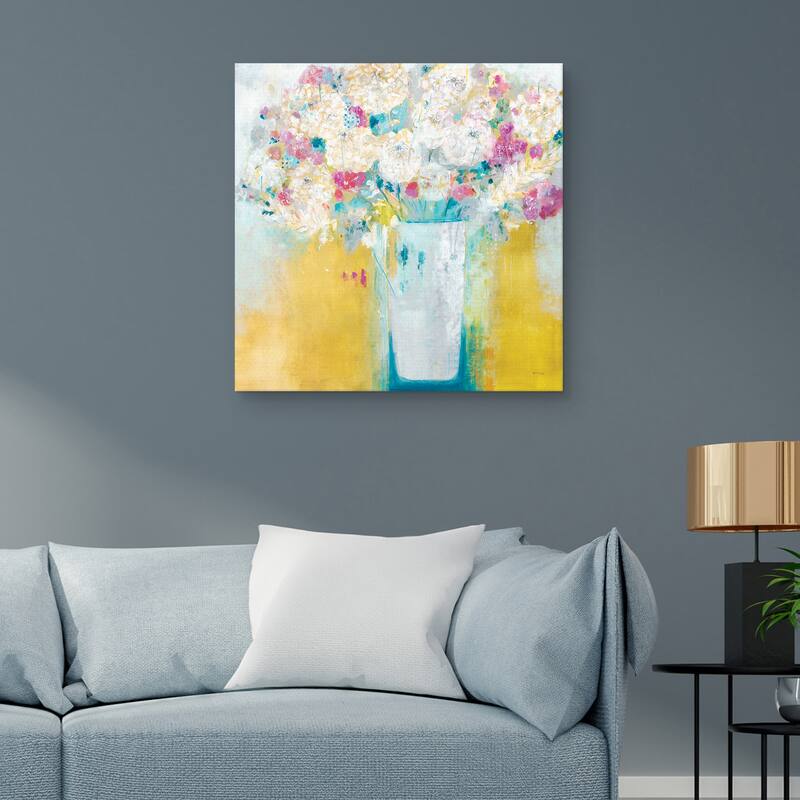 Morning Flowers by Jill Martin Canvas Art Print