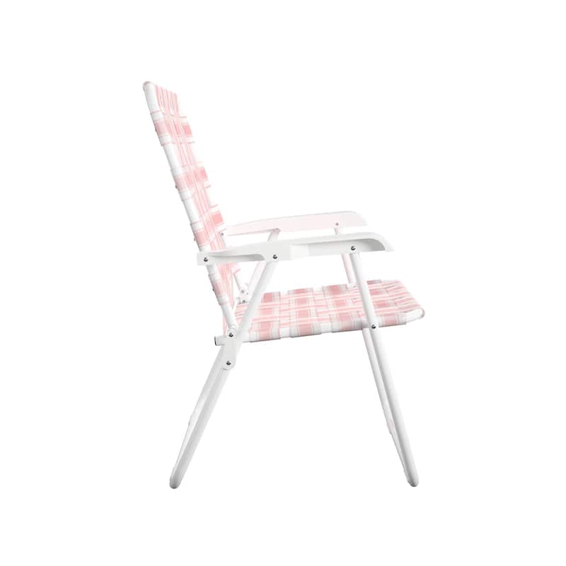 The Novogratz Poolside Gossip Collection Priscilla Folding Chair (2-Pack)