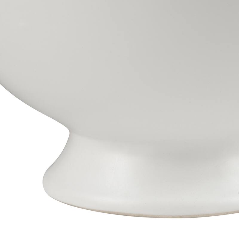 Elk Home Tellis White Earthenware 17.5 Inch Wide Vase