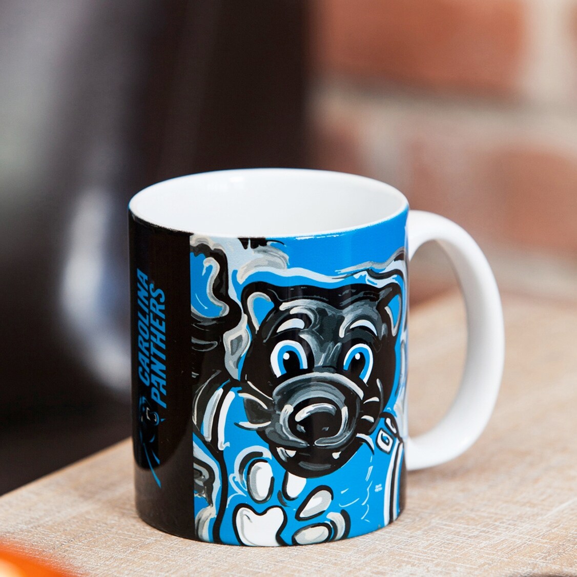 Carolina Panthers, 11 oz Justin Patten Design Ceramic Coffee Mug - Bed Bath  & Beyond - 41230179