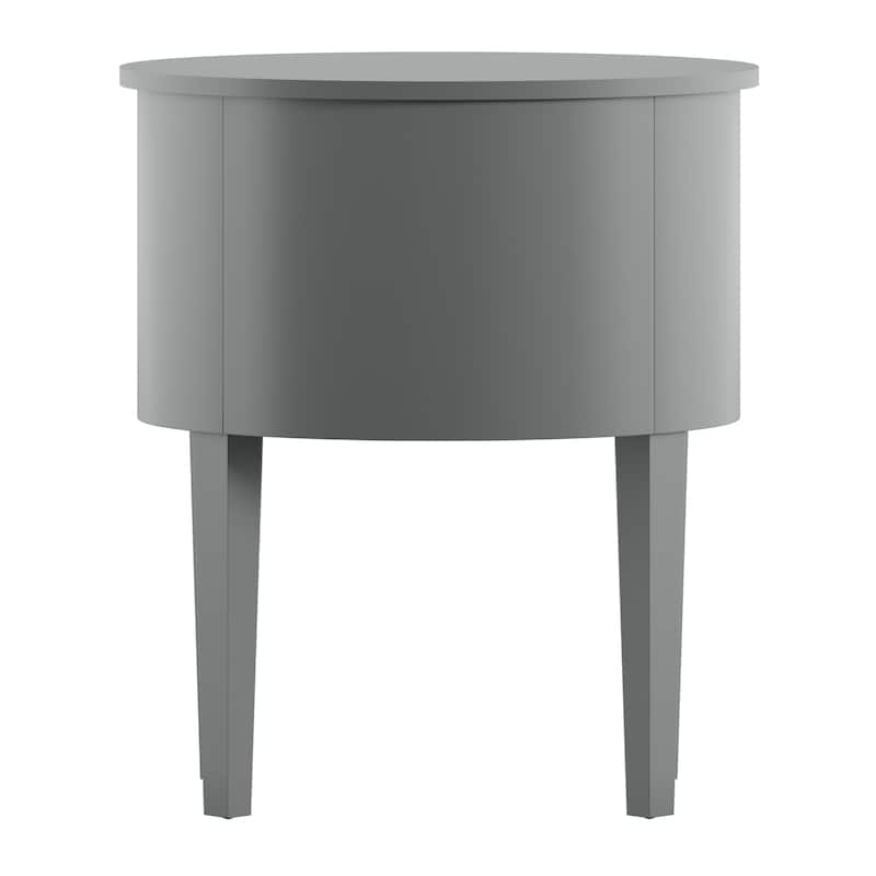 Aldine 2-drawer Oval Accent Table by iNSPIRE Q Bold