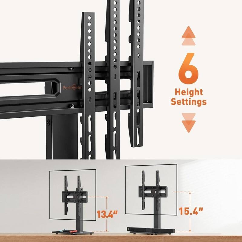 Universal Swivel TV Stand with Power Outlet