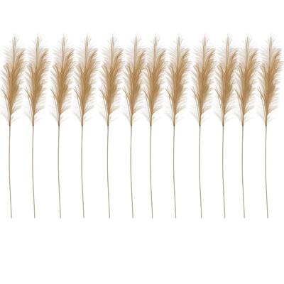 Polyester Bristle Grass Branch, Set of 12