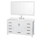 Option White, Chrome Trim, White Quartz Top