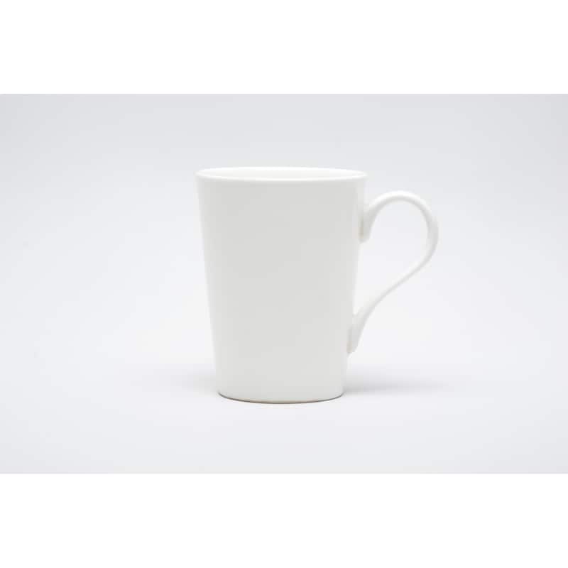 Red Vanilla Bone China Conical Mug Set of 4