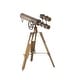 preview thumbnail 7 of 6, Metal Telescope - Brass - Roche River Decor