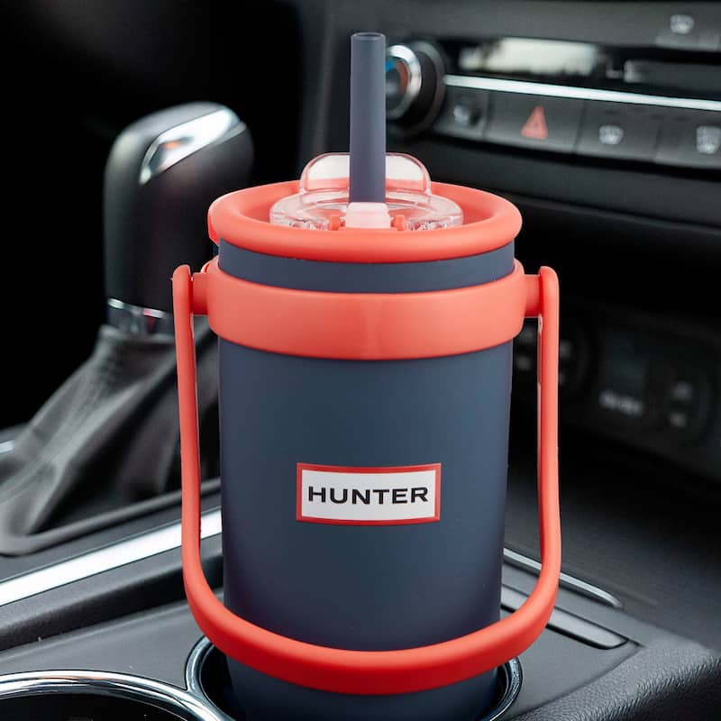 Hunter SwiftSip Hydration Stainless Steel Tumbler with Screw-Top Lid and Flip Carry Handle
