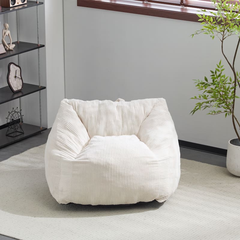 Christopher Knight Home-Wolfeboro Fabric Bean Bag Chair