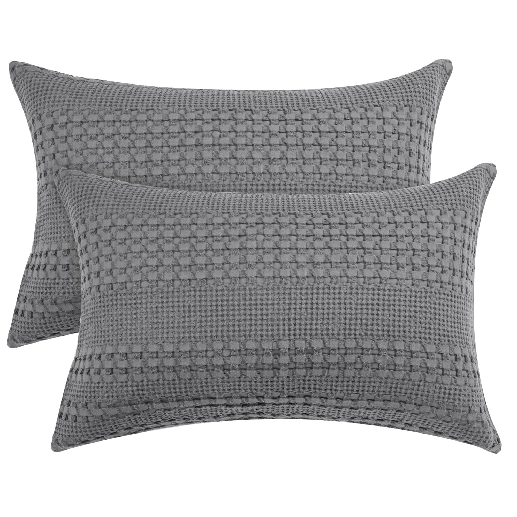 White waffle pillow online cases