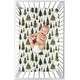 preview thumbnail 3 of 4, Sweet Jojo Designs Sage Green Woodland Boy Girl Gender Neutral Unisex Fitted Mini Portable Crib Sheet - Forest Nature Pine Trees