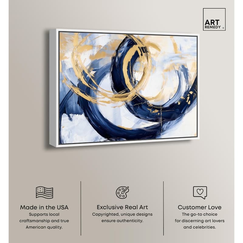 Bold Whirl I Canvas by Art Remedy
