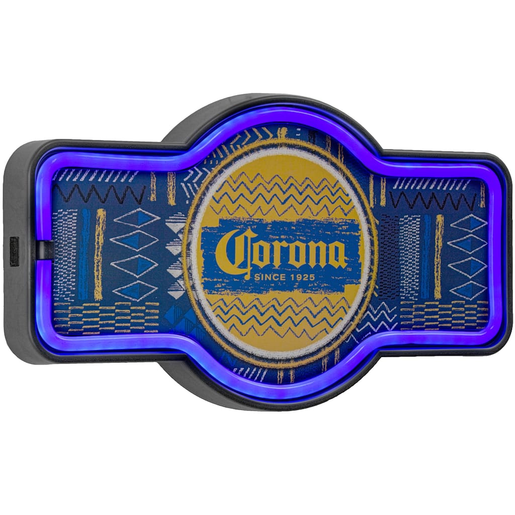 American Art Decor Corona Beer LED Neon Light Sign Wall Decor - 9.5" x 17.25" - 9.5" H x 17" L x 1.5" D