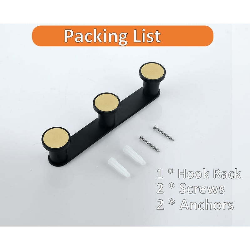 5 post Wall-Mounted Hook Rack in Stainless Steel