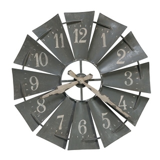 Howard Miller Windmill Metal Windmill Wall Clock