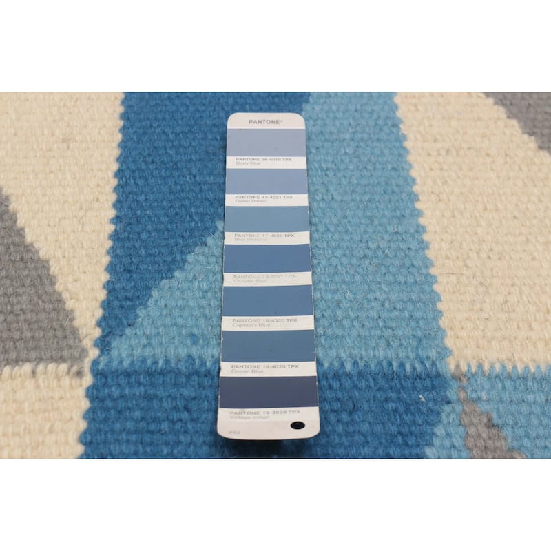 Ankara Blue Kilim 5'1" x 7'11" - 5'1 x 7'11