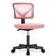 preview thumbnail 15 of 34, Armless Home Office Chair, Ergonomic Low-Back Mesh Rolling Work Swivel Chairs, Adjustable Task Chair with Lumbar Support - N/A