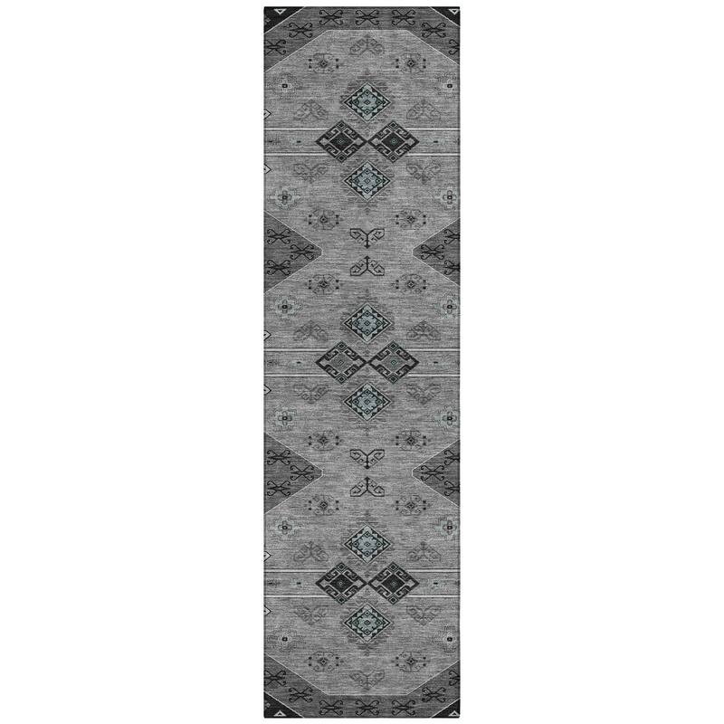 Machine Washable Indoor/ Outdoor Global Hiawatha Chantille Rug