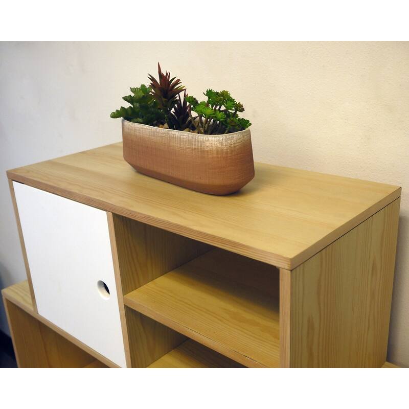 Coffee two toned ombre ceramic 10" Planter
