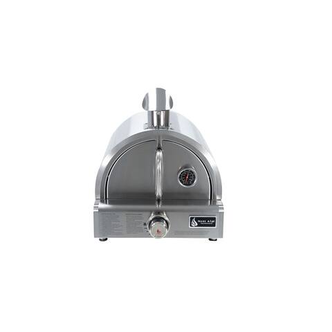 Mont Alpi Silver Stainless Steel Portable Pizza Oven