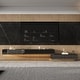 preview thumbnail 1 of 13, 2 Piece TV Stand Wall Mounted TV Cabinet Modern High Gloss With Light - 94.5"